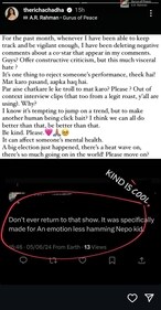 Richa via Instagram Stories. Richa via Instagram Stories.