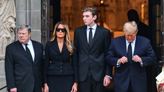 Stressing that his son has been "hurt" by the jury's decision, Trump said: “I think he doesn’t say because he doesn’t want to hurt me." (AFP)