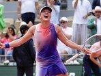 Poland's Iga Swiatek celebrates winning the women's final of the French Open. Poland's Iga Swiatek celebrates winning the women's final of the French Open.