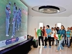 Cricket fans across the city are heading to the official ICC Fan Park or hosting screenings to watch the India vs Pakistan T20 World Cup match. Cricket fans across the city are heading to the official ICC Fan Park or hosting screenings to watch the India vs Pakistan T20 World Cup match.