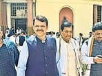 New Delhi, Jun 7 (ANI): Maharashtra Deputy Chief Minister Devendra Fadnavis, BJP leader Ashok Chavan and BJP MP Sarbananda Sonowal leave after attending the NDA Parliamentary Party meeting, in New Delhi on Friday. (ANI Photo) (Nitin Lawate) New Delhi, Jun 7 (ANI): Maharashtra Deputy Chief Minister Devendra Fadnavis, BJP leader Ashok Chavan and BJP MP Sarbananda Sonowal leave after attending the NDA Parliamentary Party meeting, in New Delhi on Friday. (ANI Photo) (Nitin Lawate)