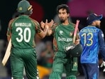 Bangladesh's Tanzim Hasan and teammate Mahmudullah, left, react following the men's T20 World Cup cricket match between Sri Lanka and Bangladesh at Grand Prairie Stadium, Grand Prairie, Texas, Friday, June 7 Bangladesh's Tanzim Hasan and teammate Mahmudullah, left, react following the men's T20 World Cup cricket match between Sri Lanka and Bangladesh at Grand Prairie Stadium, Grand Prairie, Texas, Friday, June 7