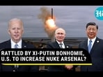 RATTLED BY X-PUTIN BONHOMIE, U.S. TO INCREASE NUKE ARSENAL?