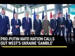 PRO-PUTIN NATO NATION CALLS OUT WEST'S UKRAINE 'GAMBLE' PRO-PUTIN NATO NATION CALLS OUT WEST'S UKRAINE 'GAMBLE'