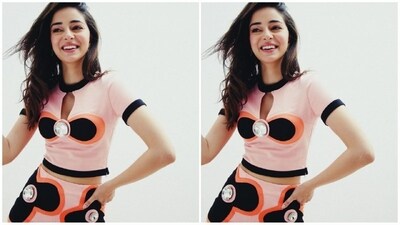 On Friday, Ananya gave her fans a sweet surprise as the actress took to Instagram and uploaded a series of stunning pictures accompanied by the caption "My feelings are all INSIDE OUT!!". In the post, she can be seen striking glamorous poses in an eye-catching top and pants ensemble. (Instagram/@ananyapanday) On Friday, Ananya gave her fans a sweet surprise as the actress took to Instagram and uploaded a series of stunning pictures accompanied by the caption "My feelings are all INSIDE OUT!!". In the post, she can be seen striking glamorous poses in an eye-catching top and pants ensemble. (Instagram/@ananyapanday)