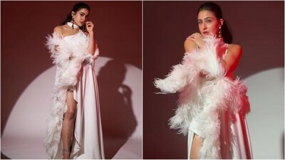 Sara Ali Khan's latest look is all about striking slits, chic cut-outs and luxurious fur details. The actress is a total stunner who continues to hit fashion targets like a pro. Whether it's a mini-dress or a red-carpet-worthy gown, Sara can pull off any look to perfection. She is quite active on social media, and her glam Insta-diaries are a treasure trove of fashion inspiration for all her followers. Just a few days ago, she turned heads in a shimmering ensemble, and this time around, she has her fans swooning in a stunning white dress. (Instagram/@saraalikhan95) Sara Ali Khan's latest look is all about striking slits, chic cut-outs and luxurious fur details. The actress is a total stunner who continues to hit fashion targets like a pro. Whether it's a mini-dress or a red-carpet-worthy gown, Sara can pull off any look to perfection. She is quite active on social media, and her glam Insta-diaries are a treasure trove of fashion inspiration for all her followers. Just a few days ago, she turned heads in a shimmering ensemble, and this time around, she has her fans swooning in a stunning white dress. (Instagram/@saraalikhan95)