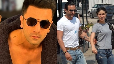 Ranbir Kapoor and Saif Ali Khan flaunting their tattoos