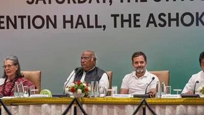 Congress Working Committee meeting held in New Delhi in Saturday (PTI Photo) Congress Working Committee meeting held in New Delhi in Saturday (PTI Photo)