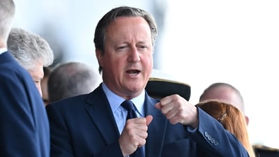 British Foreign Secretary David Cameron (via REUTERS)