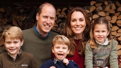Kate Middleton and Prince William with their three children; George, Louis and Charlotte. (Instagram) Kate Middleton and Prince William with their three children; George, Louis and Charlotte. (Instagram)