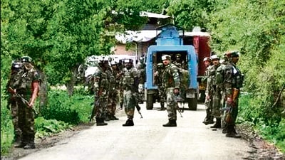 Jammu and Kashmir Police attached properties worth crores of rupees belonging to two Pakistan-based terror handlers hailing from Baramulla district on Saturday. (HT File/Representational image)