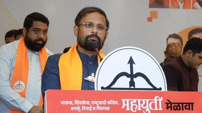Naresh Ganpat Mhaske, a first-time MP from the Thane constituency (Twitter/@nareshmhaske) Naresh Ganpat Mhaske, a first-time MP from the Thane constituency (Twitter/@nareshmhaske)