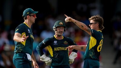 Adam Zampa was the standout performer with ball for Australia and claimed crucial wickets of Phil Salt and Jos Buttler while defending 202-run target. (AP) Adam Zampa was the standout performer with ball for Australia and claimed crucial wickets of Phil Salt and Jos Buttler while defending 202-run target. (AP)