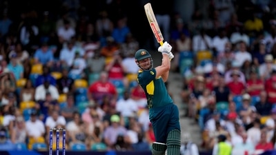 Marcus Stoinis gave the finishing touch to the Australian team and scored 30 runs off 17 balls while batting first. (AP) Marcus Stoinis gave the finishing touch to the Australian team and scored 30 runs off 17 balls while batting first. (AP)