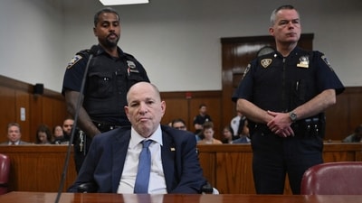 Former film producer Harvey Weinstein attends a discovery hearing ahead of his retrial for sexual assault charges, at Manhattan Criminal Court in New York City on May 29, 2024. (AFP) Former film producer Harvey Weinstein attends a discovery hearing ahead of his retrial for sexual assault charges, at Manhattan Criminal Court in New York City on May 29, 2024. (AFP)
