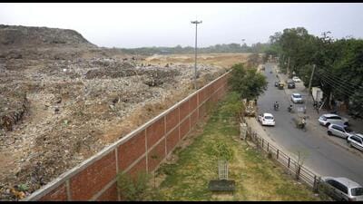 The automated waste segregation plant is planned to come up at a cost of  ₹5.22 crore. (Keshav Singh/HT)