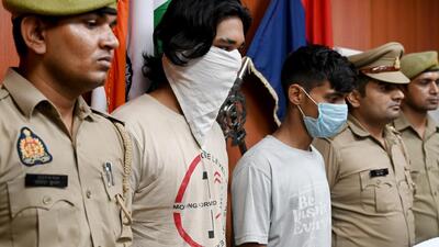 The suspects have been booked under charges of theft of the Indian Penal Code and relevant sections of the Arms Act. (Sunil Ghosh/HT Photo) The suspects have been booked under charges of theft of the Indian Penal Code and relevant sections of the Arms Act. (Sunil Ghosh/HT Photo)