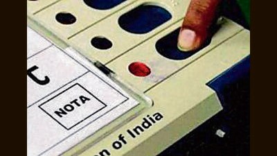 The vote share of all four BSP candidates added up to a paltry 21,404 votes (0.52%), even lower than NOTA’s 23,125 (0.57%). (HT File) The vote share of all four BSP candidates added up to a paltry 21,404 votes (0.52%), even lower than NOTA’s 23,125 (0.57%). (HT File)