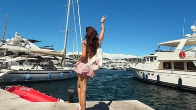 Disha Patani gave a glimpse of the beautiful waterfront in one of the pictures she posted on Instagram. The actor was in Cannes and Rome for a day out. Disha Patani gave a glimpse of the beautiful waterfront in one of the pictures she posted on Instagram. The actor was in Cannes and Rome for a day out.