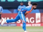 Mohammed Siraj in action in the ICC Mens T20 World Cup 2024
Mohammed Siraj in action in the ICC Mens T20 World Cup 2024