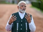 Narendra Modi gives a speech after staking claim to form the new union government. Narendra Modi gives a speech after staking claim to form the new union government.