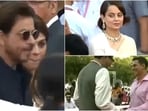 Shah Rukh Khan, Kangana Ranaut, Akshay Kumar at PM Modi's oath-taking ceremony. Shah Rukh Khan, Kangana Ranaut, Akshay Kumar at PM Modi's oath-taking ceremony.