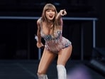 American singer and songwriter Taylor Swift performs on stage as part of her Eras Tour in Lisbon on May 24, 2024. (Photo by ANDRE DIAS NOBRE / AFP) American singer and songwriter Taylor Swift performs on stage as part of her Eras Tour in Lisbon on May 24, 2024. (Photo by ANDRE DIAS NOBRE / AFP)