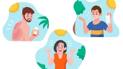 Effective strategies for preventing acne and sunburn during summer, tips on most suitable sunscreen options (Image by Freepik) Effective strategies for preventing acne and sunburn during summer, tips on most suitable sunscreen options (Image by Freepik)