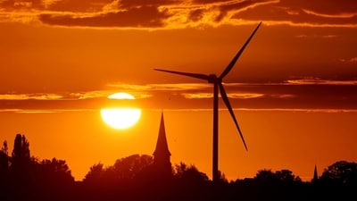 A windmill turbine is pictured here for representation. (Reuters)