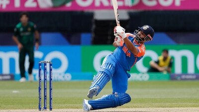 Rishabh Pant anchored much of the Indian innings and scored 42 in 31 balls.&nbsp; (ANI)