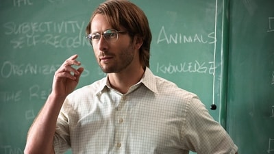 This image released by Netflix shows Glen Powell in a scene from "Hit Man." (Netflix via AP) (AP)