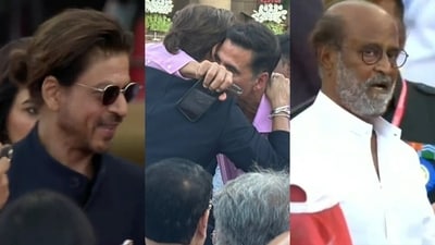 Among the 8000 guests attending Narendra Modi’s swearing-in ceremony as the Prime Minister of India were celebrities nationwide. Among the 8000 guests attending Narendra Modi’s swearing-in ceremony as the Prime Minister of India were celebrities nationwide.