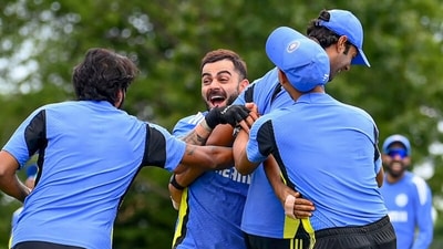 India vs Pakistan T20 World Cup: Virat Kohli in the best of spirits ahead of the blockbuster clash (PTI) India vs Pakistan T20 World Cup: Virat Kohli in the best of spirits ahead of the blockbuster clash (PTI)