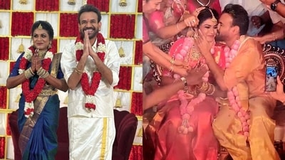 Premgi and Indu got married on June 9 in Tiruvallur, Tamil Nadu. Premgi and Indu got married on June 9 in Tiruvallur, Tamil Nadu.