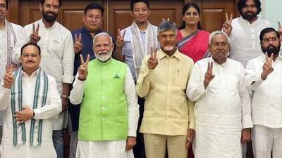 The NDA coalition secured a majority of 293 seats out of 543 in Lok Sabha election (File Photo) The NDA coalition secured a majority of 293 seats out of 543 in Lok Sabha election (File Photo)