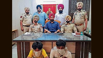 The accused were arrested from Samastipur in Bihar and brought to Ludhiana. (HT Photo) The accused were arrested from Samastipur in Bihar and brought to Ludhiana. (HT Photo)