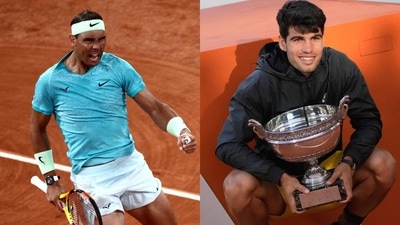 Rafael Nadal reacted after Carlos Alcaraz's maiden French Open win Rafael Nadal reacted after Carlos Alcaraz's maiden French Open win