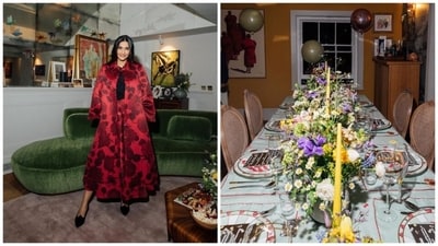 Speaking of parties at home, the actor often shares photos of her entertaining guests at her and Anand Ahuja's UK home. In March 2023, Sonam Kapoor shared photos of her London house as 'incredibly talented desis' gave it a makeover. The actor celebrated Mother’s Day in London. Speaking of parties at home, the actor often shares photos of her entertaining guests at her and Anand Ahuja's UK home. In March 2023, Sonam Kapoor shared photos of her London house as 'incredibly talented desis' gave it a makeover. The actor celebrated Mother’s Day in London.