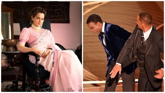 Kangana Ranaut had come out in support of Will Smith after he slapped Chris Rock on Oscars 2022 stage over a joke. (File Photos)