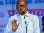 NCP-SCP Chief Sharad Pawar addresses a public meeting.
NCP-SCP Chief Sharad Pawar addresses a public meeting.
