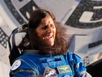 NASA astronaut Sunita Williams laughs with relatives as she leaves the Operations and Checkout building before heading to Space Launch Complex 41 to board the Boeing's Starliner capsule atop an Atlas V rocket for a mission to the International Space Station at the Cape Canaveral Space Force Station, Monday, May 6, 2024, in Cape Canaveral, Fla. AP/PTI(AP05_07_2024_000131B) NASA astronaut Sunita Williams laughs with relatives as she leaves the Operations and Checkout building before heading to Space Launch Complex 41 to board the Boeing's Starliner capsule atop an Atlas V rocket for a mission to the International Space Station at the Cape Canaveral Space Force Station, Monday, May 6, 2024, in Cape Canaveral, Fla. AP/PTI(AP05_07_2024_000131B)