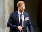 FILE - Britain's Prince Harry leaves after attending an Invictus Games Foundation 10th Anniversary Service of Thanksgiving at St Paul's Cathedral in London, Wednesday, May 8, 2024. Prince Harry has been given permission to appeal the British government's rejection of his police protection detail in the U.K. (AP Photo/Kirsty Wigglesworth, File)