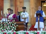 Narendra Modi takes oath as prime minister.