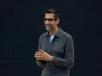 Alphabet CEO Sundar Pichai speaks at a Google I/O event in Mountain View, California. Alphabet CEO Sundar Pichai speaks at a Google I/O event in Mountain View, California.