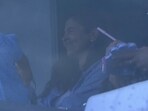 Anushka Sharma's reaction to Virat Kohli's dismissal was caught on camera as she watched the India vs Pakistan match in New York. Anushka Sharma's reaction to Virat Kohli's dismissal was caught on camera as she watched the India vs Pakistan match in New York.