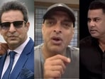 Wasim Akram, Shoaib Akhtar and Waqar Younis were all left disappointed at Pakistan's loss against India Wasim Akram, Shoaib Akhtar and Waqar Younis were all left disappointed at Pakistan's loss against India