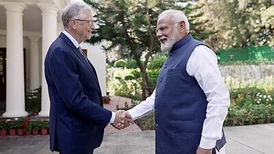 Bill Gates expressed anticipation for a continued partnership as he praised PM Modi for strengthening India’s position as a source of innovation in various sectors, (ANI) Bill Gates expressed anticipation for a continued partnership as he praised PM Modi for strengthening India’s position as a source of innovation in various sectors, (ANI)