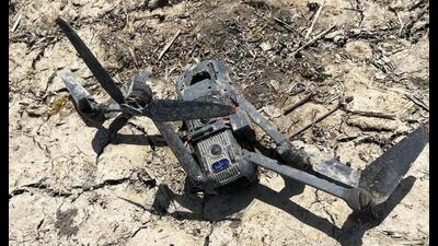 Another China-made drone that was seized in Tarn Taran on Monday. Another China-made drone that was seized in Tarn Taran on Monday.