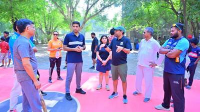 Gurugram deputy commissioner Nishant Kumar Yadav inaugurated the facility at the parking complex located in the Mini Secretariat on Monday. (DC_Gurugram-X) Gurugram deputy commissioner Nishant Kumar Yadav inaugurated the facility at the parking complex located in the Mini Secretariat on Monday. (DC_Gurugram-X)