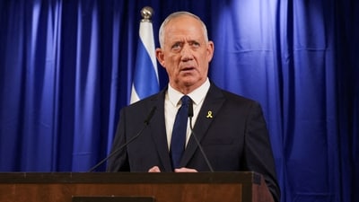 Israeli Minister Benny Gantz (REUTERS)